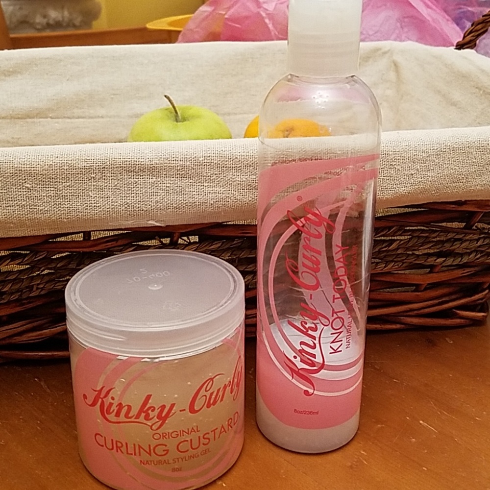 Kinky Curly Curling Custard & Knot Today